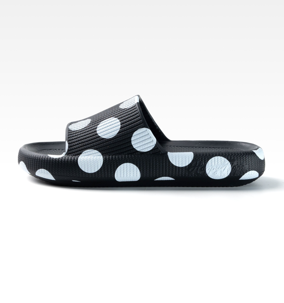 HappyFlops Polkadots - Black Pop