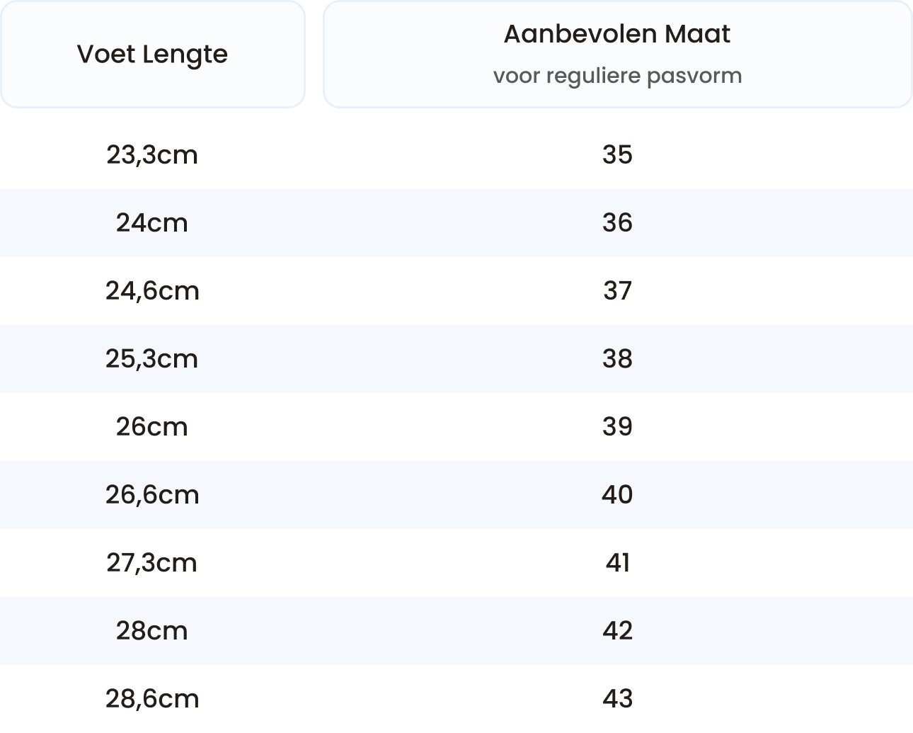 Size guide